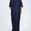 Blue Pattern Adire Kampala Long Gown - Image 2