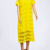 Yellow Lace Maxi Dress With Inner
