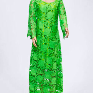 Green Lace Maxi Dress