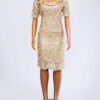 Elegant Golden Mid Dress