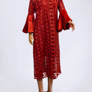 Brown Lace Gown