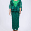 Forest Green Lace Skirt and Blouse