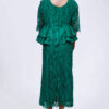 Forest Green Lace Skirt and Blouse - Image 2