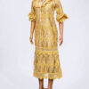 Biege Lace Maxi Dress