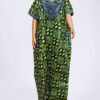 Pattern Squares Adire kampala Long Gown
