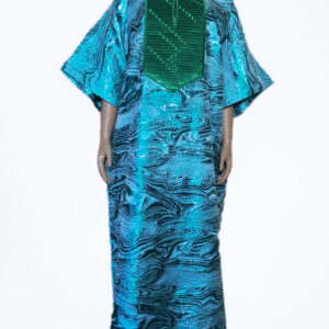 Kaftan bubu Damask gown 3