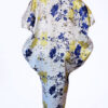 Kaftan bubu Damask gown