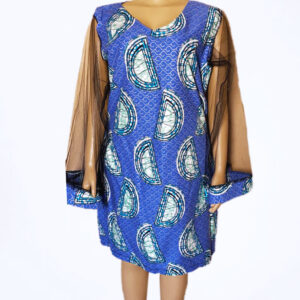 AShape Gown with Bell Sleeve