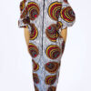 Stoned straight ankara style with two pieces (head tie)