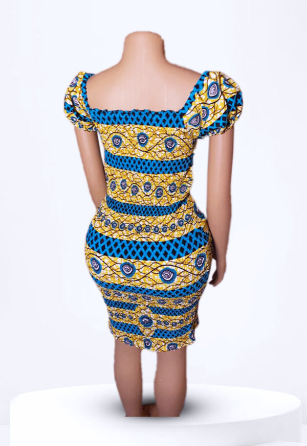 Ankara Smoked Gown - Image 2