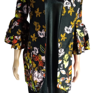 African Women Coat Ankara Print Long Jacket Wax 04