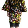 African Women Coat Ankara Print Long Jacket Wax 04 - Image 2