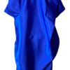 Kaftan Bubu With Pleated Shoulder and Tight Waist (Blue) - Image 2