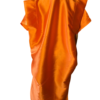 Kaftan Bubu With Pleated Shoulder and Tight Waist (Orange) - Image 2