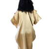 Kaftan Bubu With Pleated Shoulder and Tight Waist (Beige) - Image 2