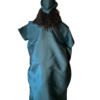 Kaftan Bubu With Pleated Shoulder and Tight Waist (Green) - Image 2