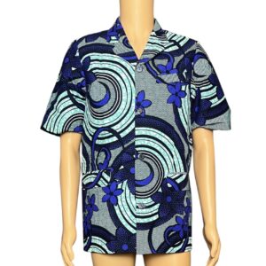 Aqua Blossom Menswear Jacket
