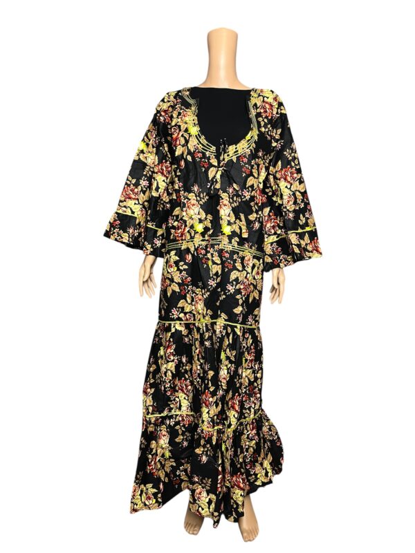 Floral Maxi Open Gown