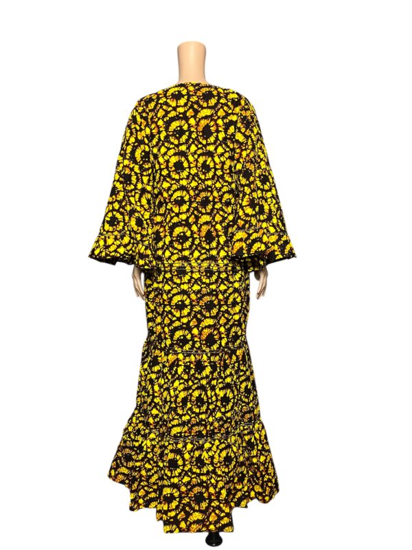 Golden Maxi Open Gown - Image 2
