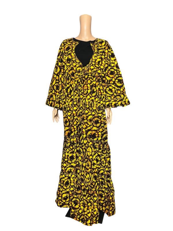 Golden Maxi Open Gown