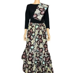 Floral Wax Skirt