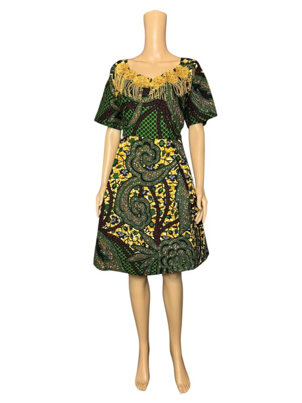 Citrus Blossom Blouse Dress