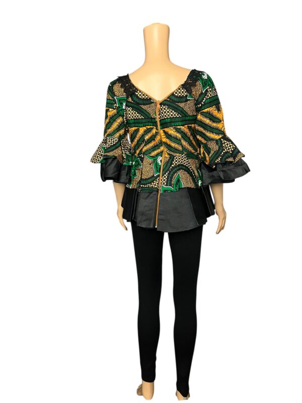 Emerald Essence Blouse - Image 2