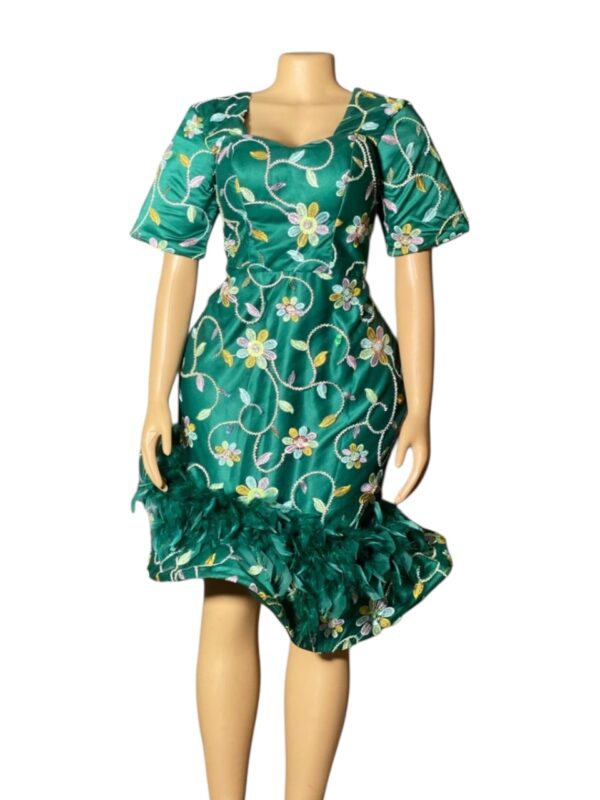 Green Floral Elegance