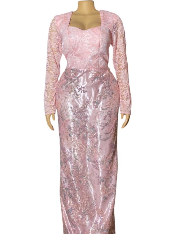 Blush & Lace Gown