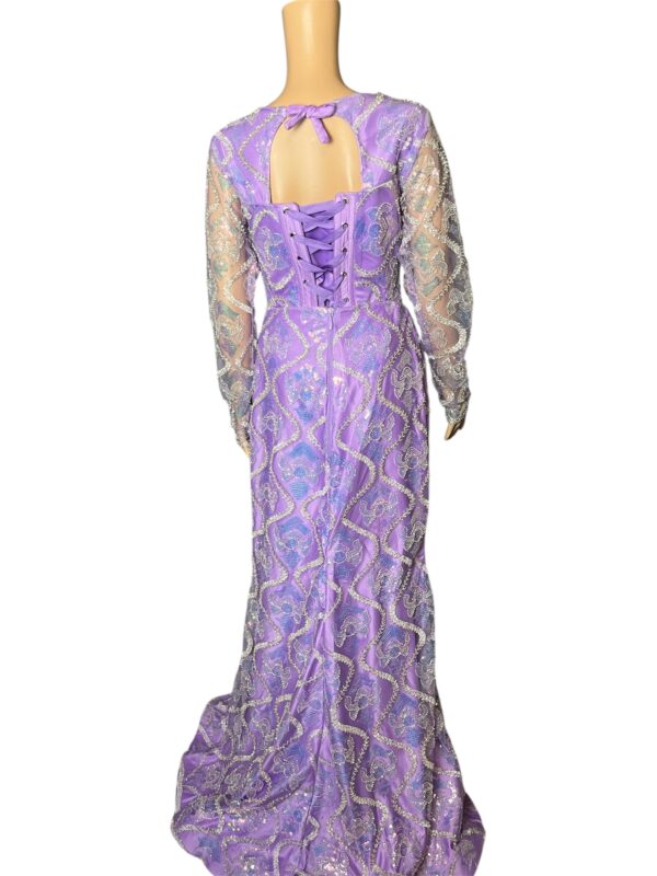 Lavender Lace Elegance - Image 2
