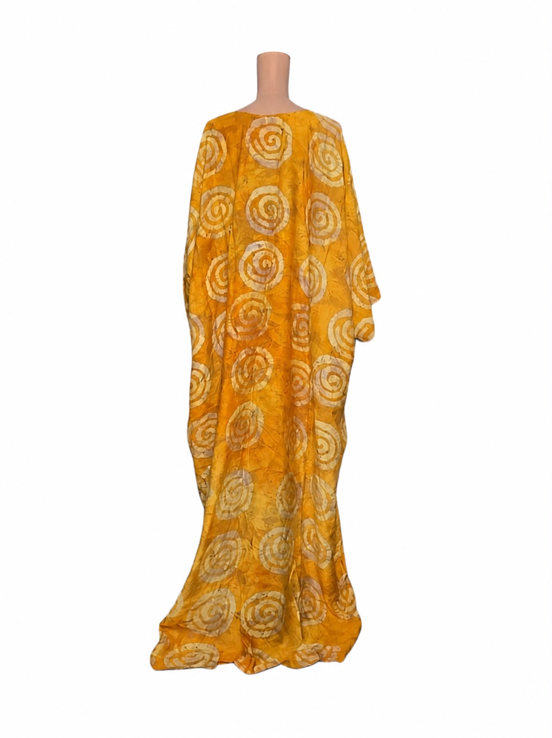 Marigold Adire Print Boubou Gown - Image 2